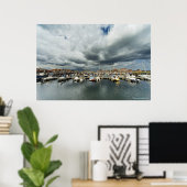 Poster Bateaux Dans Un Port (Bureau à domicile)