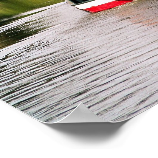 POSTER BATEAUX DE CANAL (Coin)