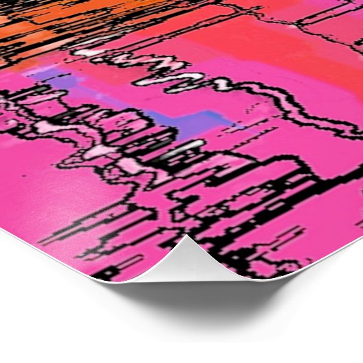 POSTER BATEAUX DE CANAL (Coin)