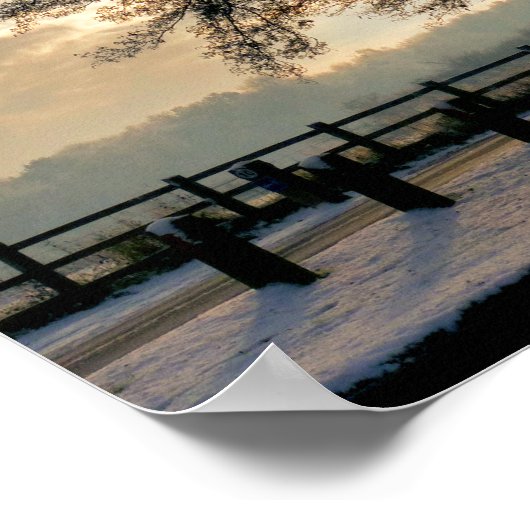 POSTER BATEAUX DE CANAL (Coin)