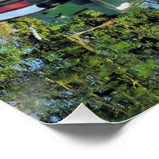 POSTER BATEAUX DE CANAL (Coin)