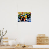 POSTER BATEAUX DE CANAL (Cuisine)