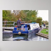 POSTER BATEAUX DE CANAL (Devant)