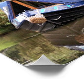 POSTER BATEAUX DE CANAL (Coin)