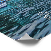 Poster Bateaux de Capri Art Photo Italien (Coin)