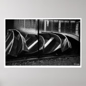 Poster Bateaux de Central Park (Devant)