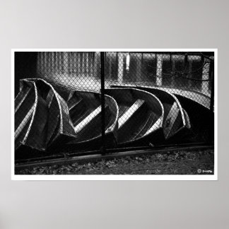 Poster Bateaux de Central Park