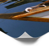 Poster Bateaux de couleur vive au Wooden Boat Center (Coin)