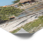 Poster Bateaux de croisière à Costa Maya (Coin)