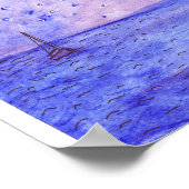 Poster Bateaux de nuit (Coin)