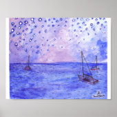 Poster Bateaux de nuit