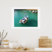 Poster Bateaux de pêche à marée haute (Cuisine)