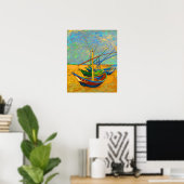 Poster Bateaux de pêche à Sainte-Marie (Bureau à domicile)
