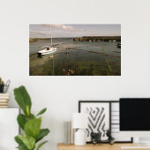 Poster Bateaux de pêche Spiddal Irlande (Bureau à domicile)