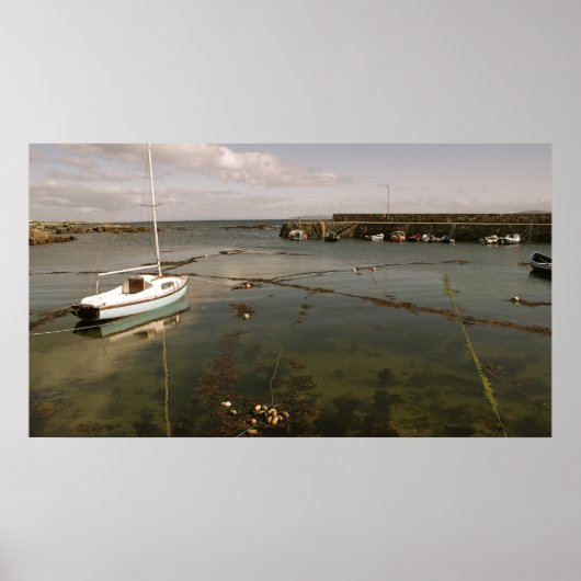 Poster Bateaux de pêche Spiddal Irlande (Devant)