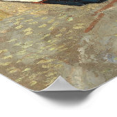 Poster Bateaux de pêche sur la plage par Vincent Van Gogh (Coin)