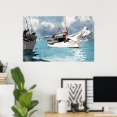 Poster Bateaux de pêche Winslow Homer, Key West (Bureau à domicile)