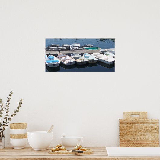 Poster Bateaux de rangée (Cuisine)