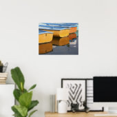 Poster Bateaux de rangée Henley-on-Thames sur la Tamise, (Bureau à domicile)