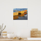 Poster Bateaux de rangée Henley-on-Thames sur la Tamise, (Cuisine)