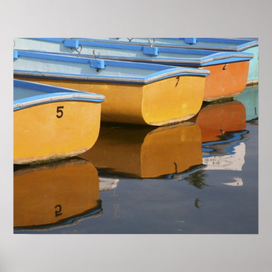 Poster Bateaux de rangée Henley-on-Thames sur la Tamise, (Devant)