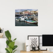 Poster Bateaux de travail (Bureau à domicile)