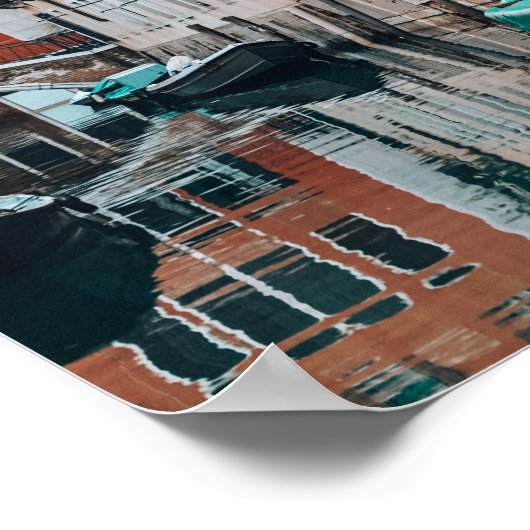 Poster Bateaux de Venise (Coin)