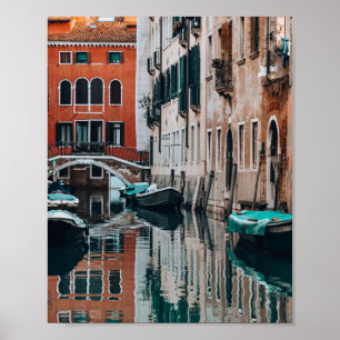 Poster Bateaux de Venise