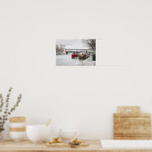 Poster Bateaux domestiques amarrés près de Pont Bir-Hakei (Cuisine)