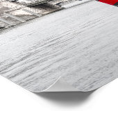 Poster Bateaux domestiques amarrés près de Pont Bir-Hakei (Coin)