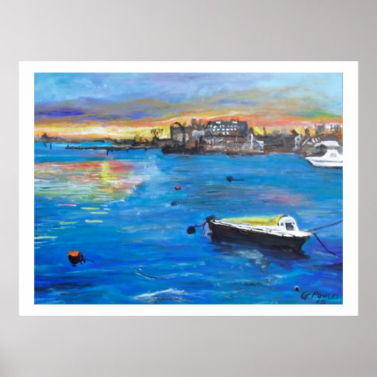 Poster Bateaux d'Oulton Broad (Devant)