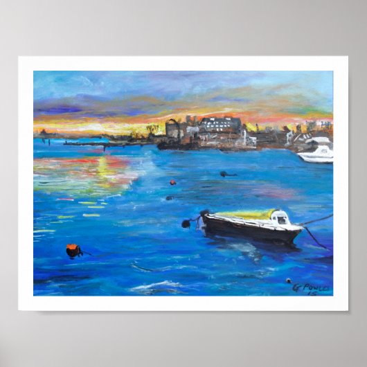 Poster Bateaux d'Oulton Broad (Devant)