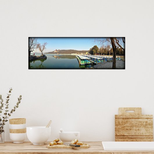 Poster Bateaux du Palais d'été (Cuisine)