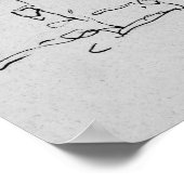 Poster Bateaux du port de Honfleur | Normandie, France (Coin)