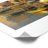 Poster Bateaux maltais (Coin)