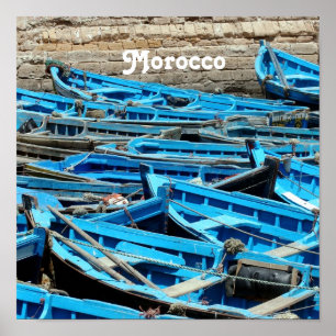 Poster Bateaux marocains
