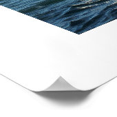 Poster Bateaux optimistes qui naviguent sur la côte (Coin)