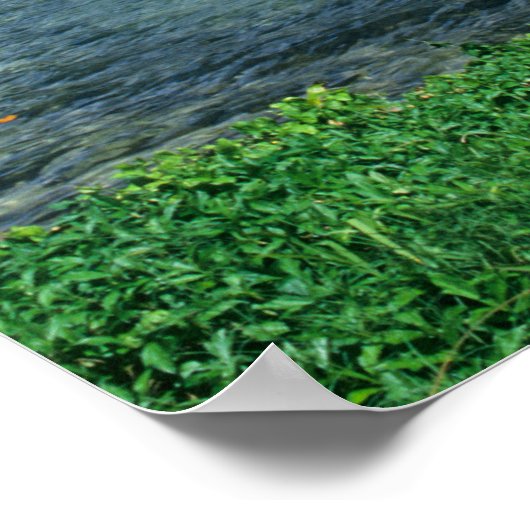 Poster Bateaux privés ancrés dans la baie d'Opunohu sur (Coin)