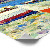 Poster Bateaux Rapallo par Vassily Kandinsky (Coin)