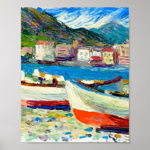 Poster Bateaux Rapallo par Vassily Kandinsky