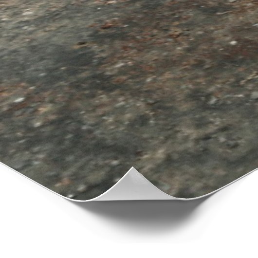 Poster Bateaux Sur La Plage De Sable Noir À Lanzarote (Coin)