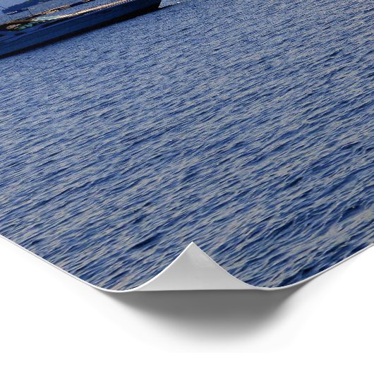 Poster Bateaux sur le lac Champlain (Coin)