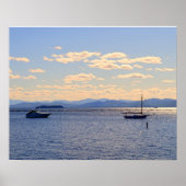Poster Bateaux sur le lac Champlain (Devant)