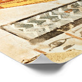 Poster Bateaux sur le Nil, de la Tombe de Sennefe (Coin)