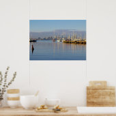 Poster Bateaux sur le port (Cuisine)