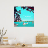 Poster Bateaux sur le port Drummoyne Sydney Voyage (Cuisine)