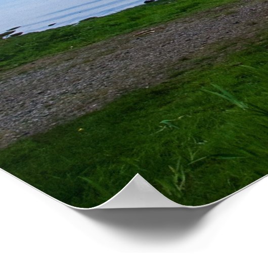 Poster Bateaux sur l'île de Mull (Coin)