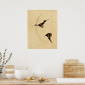 Poster Bateaux volants 1840 (Cuisine)