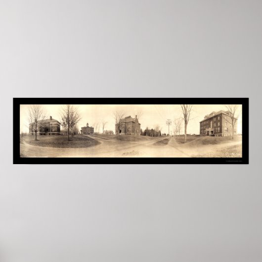 Poster Bates College Maine Photo (Devant)