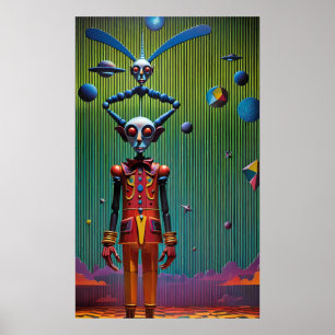 Poster Batferatu et garçon sur la planète Vampiranus Ken 